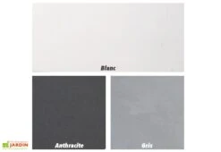 Jardinière En Béton Fibré SKUARE 100 (100x25) -Garantia Soldes jardiniere beton fibre 3 coloris blanc gris anthracite