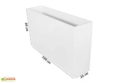 Jardinière En Béton Fibré SKUARE 100 (100x25) -Garantia Soldes jardiniere beton renforce 100x25 skuare