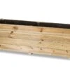Jardinière En Bois De Pin Traité Ghio - 120 X 40 X 40 Cm -Garantia Soldes jardiniere bois ghio 140 l