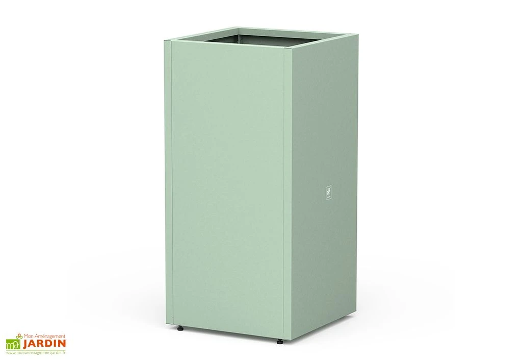 Jardinière Haute En Métal Thermolaqué – 50 X 50 X 100 Cm 4 Jardinière Haute En Métal Thermolaqué – 50 X 50 X 100 Cm – Image 2