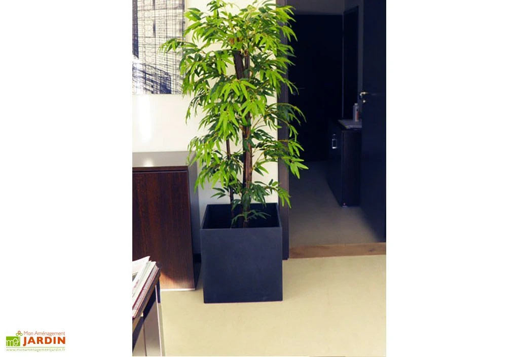 Jardinière En Béton Fibré Kube 45 (45x45) 4 Jardinière En Béton Fibré Kube 45 (45x45) – Image 2