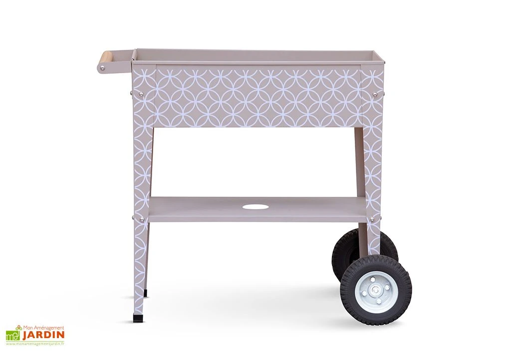Potager Sur Pieds En Acier Avec Roulettes – Barcelona 4 Potager Sur Pieds En Acier Avec Roulettes – Barcelona – Image 3
