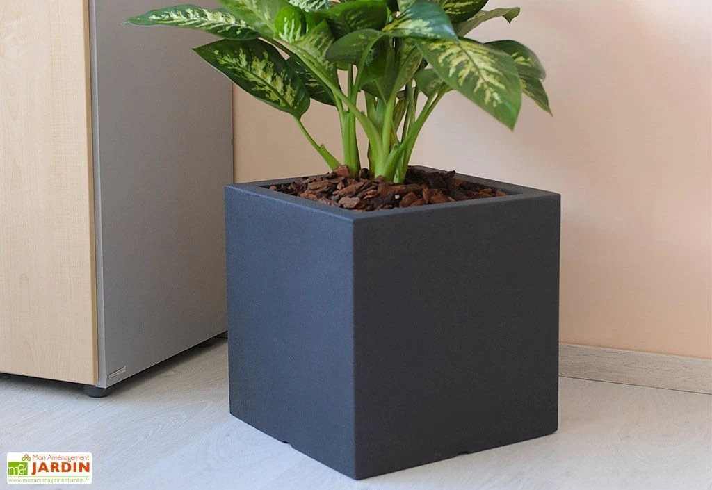 Jardinière Carrée En Polyéthylène Atlantis 40 Cm (pls Coloris) 3 Jardinière Carrée En Polyéthylène Atlantis 40 Cm (pls Coloris)
