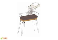 Jardinière Calipso Maxi Basic 40L + Pieds Amovibles – Bleu Canard -Garantia Soldes jardiniere polypropylene 40l pieds amovibles calipso maxi basic 2