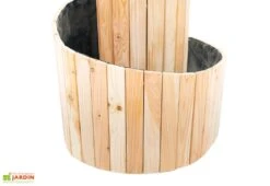 Spirale Aromatique – Jardinière En Bois De Mélèze Ø55 Cm -Garantia Soldes jardiniere spirale aromatique 55cm