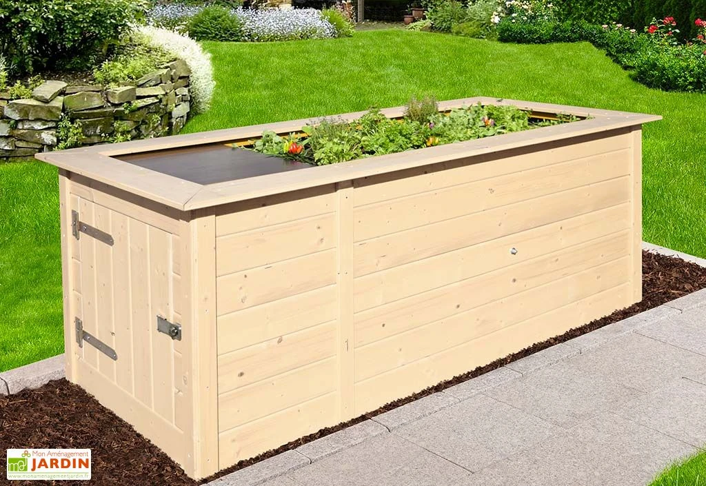 Jardinière Surélevée En Bois D’Épicéa Weka 205 X 79 Cm (4 Coloris) 3 Jardinière Surélevée En Bois D’Épicéa Weka 205 X 79 Cm (4 Coloris)