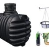 Garantia Cuve Enterrée Kit Récupérateur D'Eau Compact Confort 4Rain 2650 L
