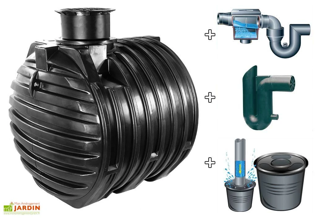 Kit Cuve Recuperateur Eau Enterree 6000 L 3 Kit Cuve Recuperateur Eau Enterree 6000 L