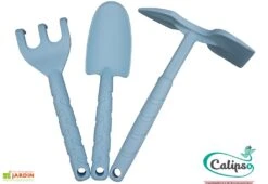 Kit Jardinage Pour Jardinière Et Carré Potager – 3 Outils -Garantia Soldes kit outils bleu 1