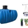 Garantia Cuve Enterrée Plate Kit Récupérateur D'Eau Flat Confort 5000 L -Garantia Soldes kit recuperateur eau enterre cuve plate 5000l