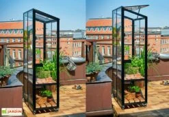 Mini Serre De Jardin En Verre Trempé – Juliana City 13 Mini Serre De Jardin En Verre Trempé – Juliana City -Garantia Soldes mini serre jardin verre trempe aluminium juliana city 1