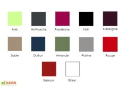 Jardinière Avec Assise En Polyéthylène Sitting 50 X 156 Cm -Garantia Soldes palette 3 5