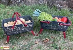 Paniers De Récolte Kajo 15L - 48 X 29 X 20 Cm (lot De 2) 10 Paniers De Récolte Kajo 15L - 48 X 29 X 20 Cm (lot De 2) -Garantia Soldes panier recolte kajo 15 cerise