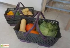 Paniers De Récolte Kajo 15L - 48 X 29 X 20 Cm (lot De 2) 12 Paniers De Récolte Kajo 15L - 48 X 29 X 20 Cm (lot De 2) -Garantia Soldes panier recolte kajo 15 prune