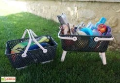 Paniers De Récolte Kajo 15L - 48 X 29 X 20 Cm (lot De 2) 13 Paniers De Récolte Kajo 15L - 48 X 29 X 20 Cm (lot De 2) -Garantia Soldes panier recolte kajo 15 rose pastel