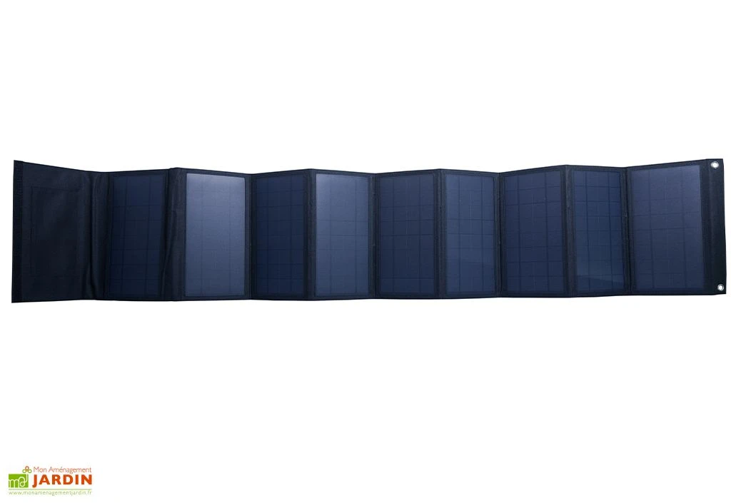 Panneau Solaire Monocristallin Portable Et Pliant 60 W 3 Panneau Solaire Monocristallin Portable Et Pliant 60 W