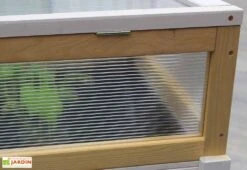 Axi Serre De Culture Sur Pieds En Bois Et Polycarbonate - 120 X 54 X 120 Cm -Garantia Soldes parois polycarbonate serre sur pieds bois