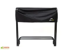 Porte-bûches En Acier Inoxydable Avec Housse En Polyester – 126 Cm -Garantia Soldes porte buches avec housse