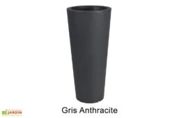 Pot De Fleurs Polyéthylène Hydra H85 Ø39 (pls. Coloris) -Garantia Soldes pot fleur exterieur polyethylene hydra 85cm 3