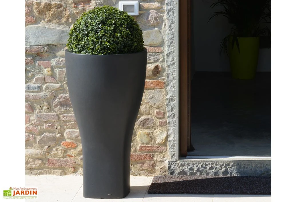 Pot De Fleurs Polyéthylène Domus H85 Ø48 3 Pot De Fleurs Polyéthylène Domus H85 Ø48