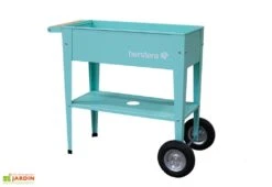 Jardinière Sur Pieds En Acier Avec Roues – Barcelona Liso -Garantia Soldes potager pieds jardiniere