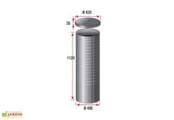Puits En Polyéthylène à Enterrer 140 L -Garantia Soldes puits polyethylene a enterrer plastique 140l 2