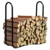 Porte-bûches En Acier Inoxydable – 122 Cm -Garantia Soldes range buches acier