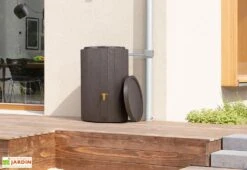 Garantia Récupérateur D’eau De Pluie 220 L Avec Robinet Et Collecteur – Madera 8 Garantia Récupérateur D’eau De Pluie 220 L Avec Robinet Et Collecteur – Madera -Garantia Soldes recuperateur eau pluie effet bois 220l madera