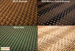 Jardinière En Résine Tressée Cube 46x46x46cm (l,l,h) -Garantia Soldes resine tressee coloris 2 17