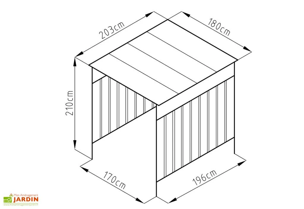 Abri à Vélo En Acier Anthracite 3,6 M² 6 Abri à Vélo En Acier Anthracite 3,6 M² – Image 5