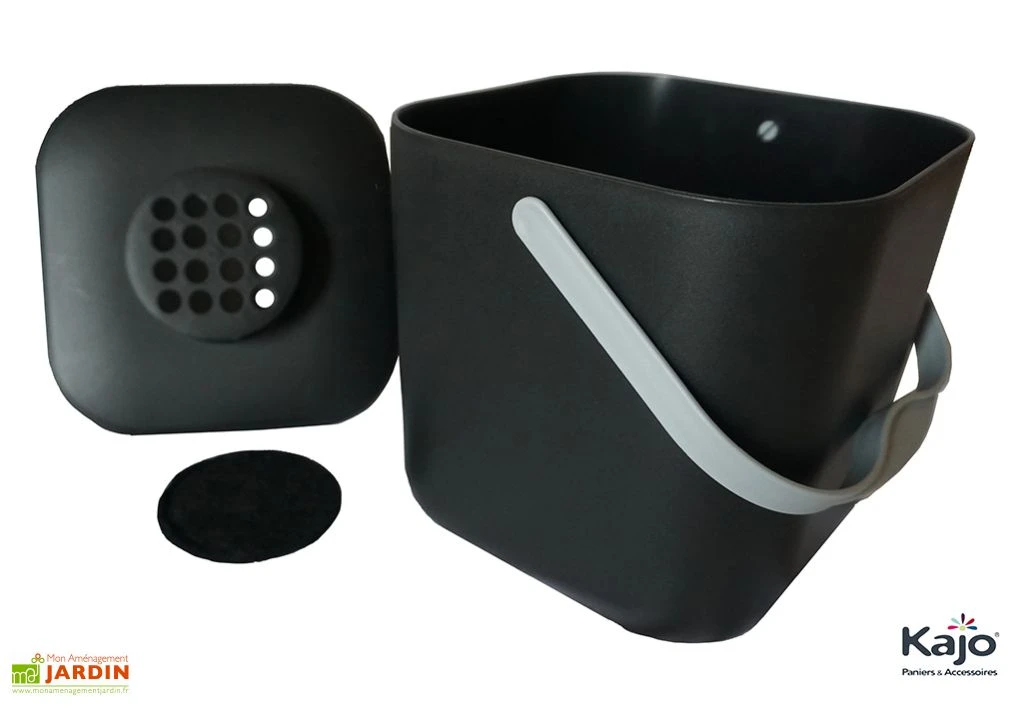 Lot De 2 Filtres à Charbon Actif Pour Seau à Compost Kajo 4 Lot De 2 Filtres à Charbon Actif Pour Seau à Compost Kajo – Image 2