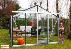 Serre De Jardin En Aluminium Et Verre Trempé Essentia 18,7 M² -Garantia Soldes serre jardin aluminium verre trempe essentia 187m