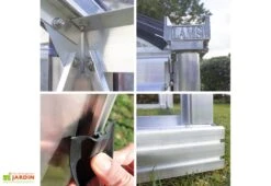 Serre De Jardin En Aluminium Et Verre Trempé Essentia 18,7 M² -Garantia Soldes serre jardin aluminium verre trempe essentia 187m 3