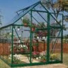 Serre De Jardin Polycarbonate Harmony Palram - Canopia Verte -Garantia Soldes serre jardin polycarbonate aluminium green palram harmony 6x6 2