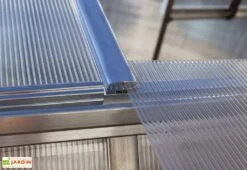 Serre De Jardin Grise Polycarbonate Aluminium 3 X 2 M – Mythos 6x10 -Garantia Soldes serre jardin polycarbonate aluminium gris mythos palram silver 1 2