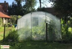 Serre Tunnel Tonneau En Polyéthylène 22,5 M² - 4 Saisons 7,5 X 3 M 8 Serre Tunnel Tonneau En Polyéthylène 22,5 M² - 4 Saisons 7,5 X 3 M -Garantia Soldes serre jardin tunnel polyethylene tonneau 4 saisons 3m 2 3