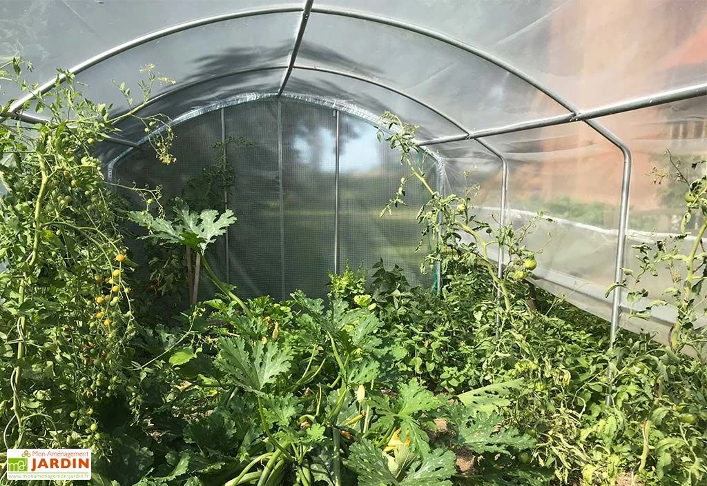 Serre Tunnel Tonneau En Polyéthylène 22,5 M² - 4 Saisons 7,5 X 3 M 6 Serre Tunnel Tonneau En Polyéthylène 22,5 M² - 4 Saisons 7,5 X 3 M – Image 4