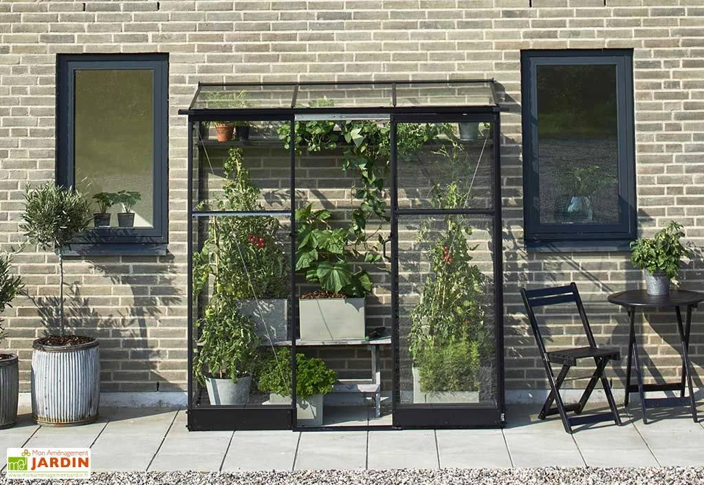 Halls Serre De Jardin Adossée En Verre Trempé Qube Lean-to 26 – 1,2 M² 4 Halls Serre De Jardin Adossée En Verre Trempé Qube Lean-to 26 – 1,2 M² – Image 2
