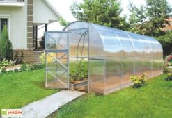 Serre De Jardin Tunnel En Polycarbonate Et Acier