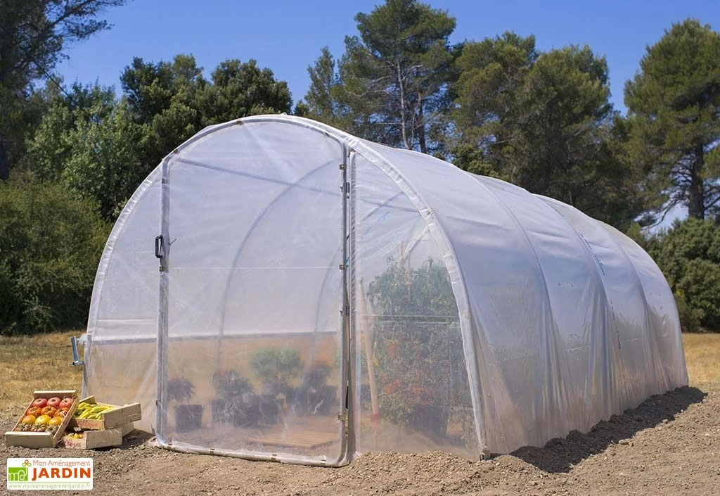 Serre De Jardin Tunnel Richel 3x3 Pied Droit 2x180µ 1 Porte 3 Serre De Jardin Tunnel Richel 3x3 Pied Droit 2x180µ 1 Porte