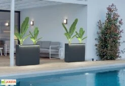 Jardinière En Métal Avec 3 Niveaux De Contenance - 100 X 25 X 80 Cm -Garantia Soldes terasse exterieur jardiniere hg