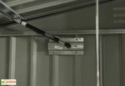 Cache-Poubelle Double En Acier 100 X 172 X 131 Cm -Garantia Soldes verin cache poubelle double metal anthracite